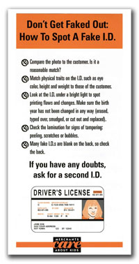 How to spot a fake ID brochure